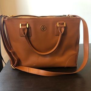 Brown Tory Burch tote